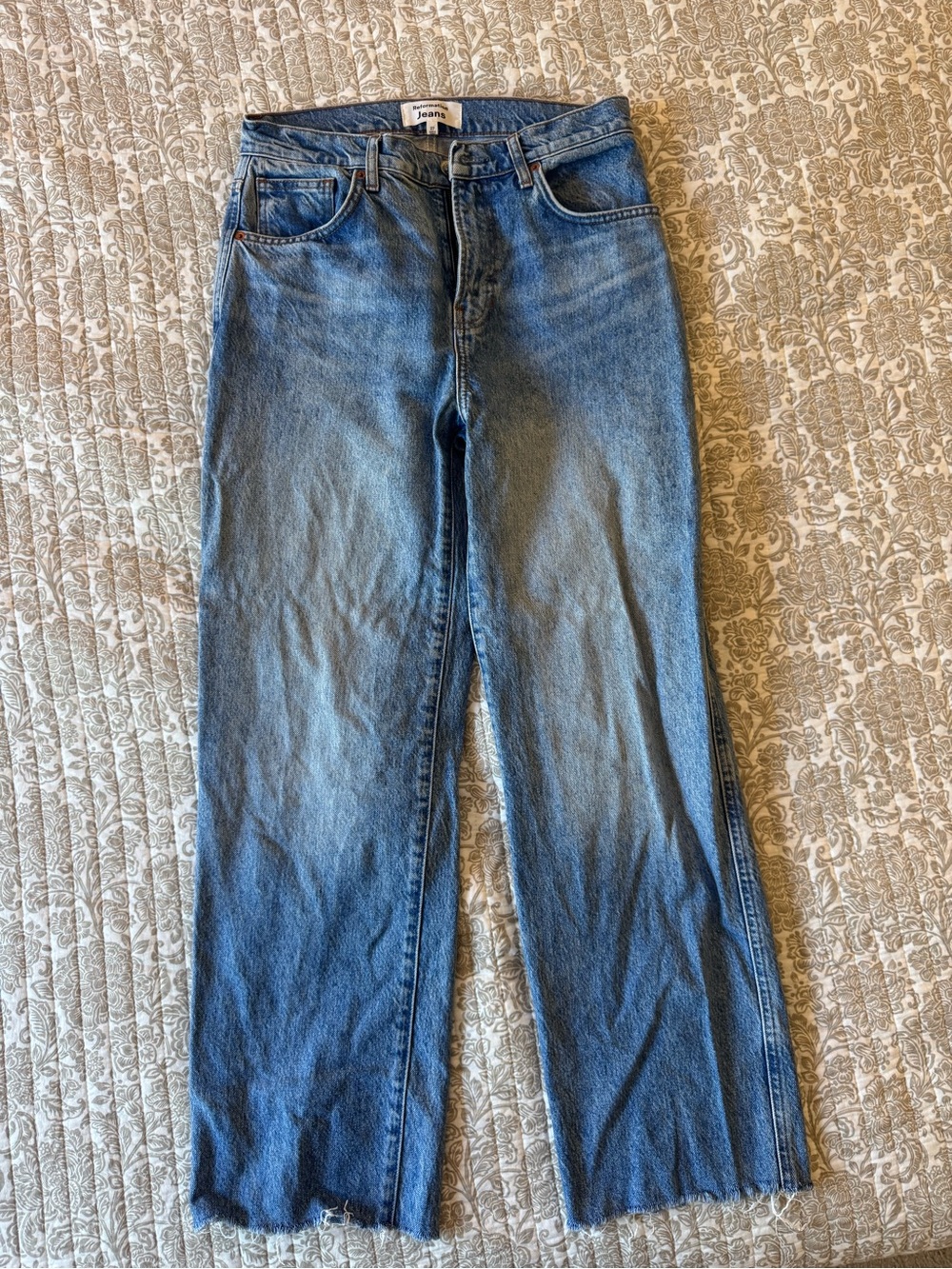Reformation wide leg jeans
